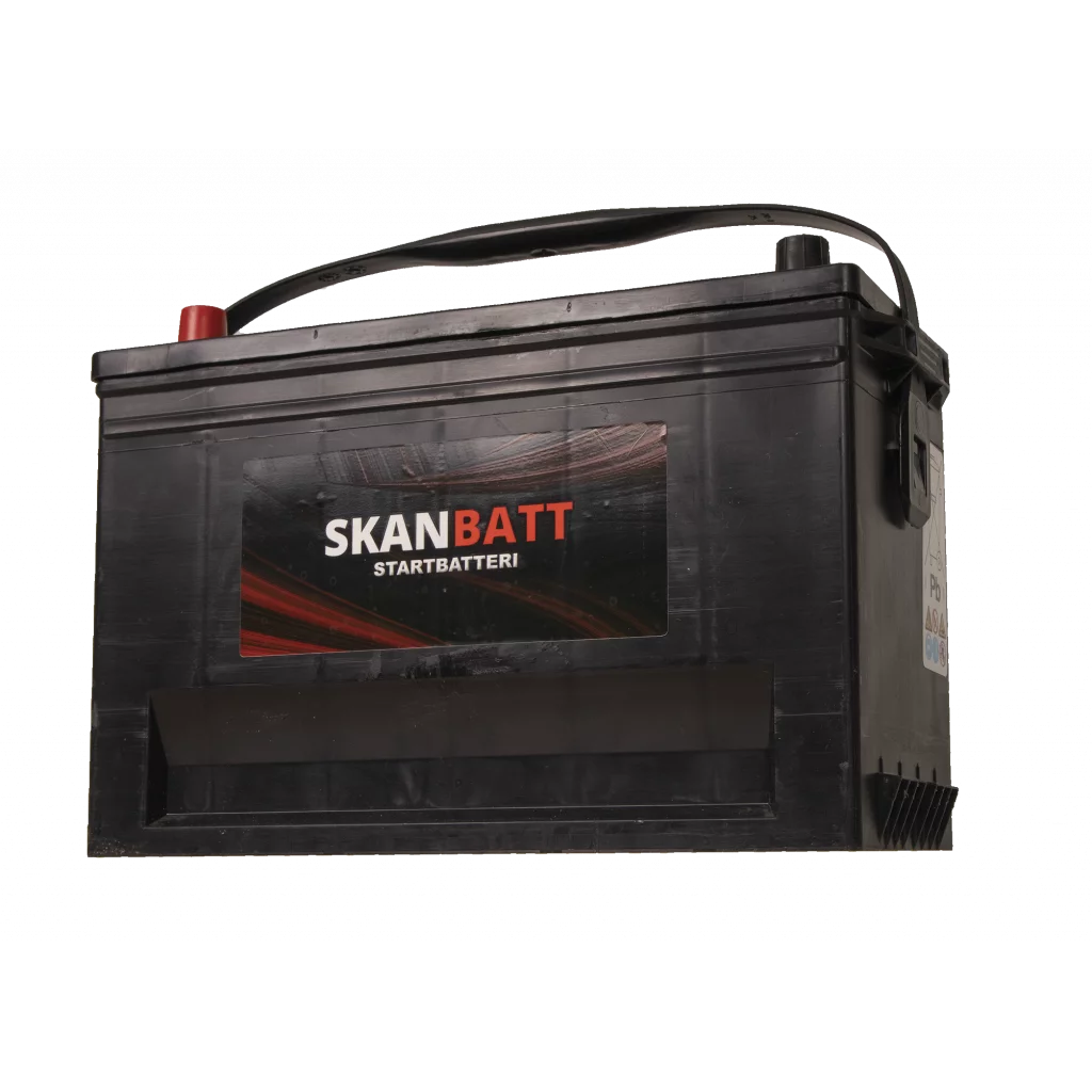 SKANBATT MF50-600 Startbatteri 12V 80AH 600CCA (343x127x234/254) +venstre