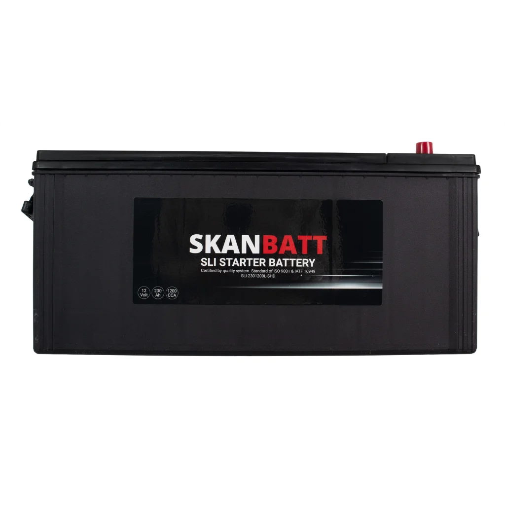 SKANBATT SLI SHD Startbatteri 12V 230AH 1200CCA (518x276x218mm) +L