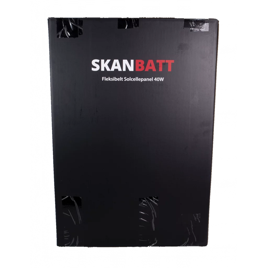 SKANBATT Fleksibelt Solcellepanel 40W - ETFE - 620x425x3mm