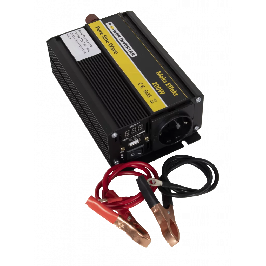 POWER Inverter 12V 200W Ren Sinus
