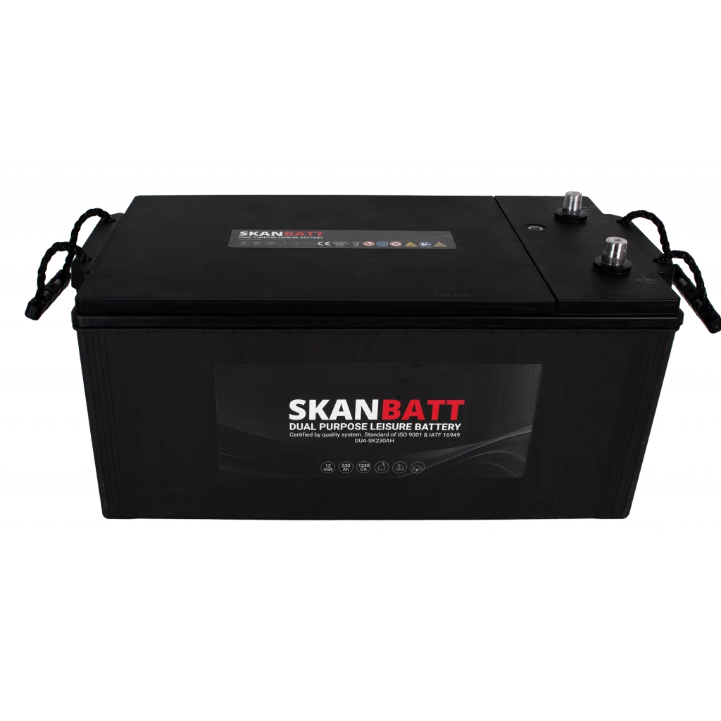 SKANBATT Dual Purpose 12V 230AH  1330CA (513x276x239mm) +L