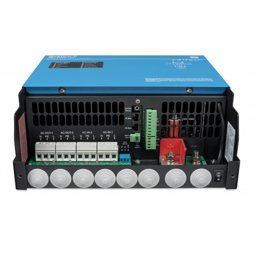 VICTRON Quattro-II 48/5000/70-50/50 Kombinert Batterilader og Inverter