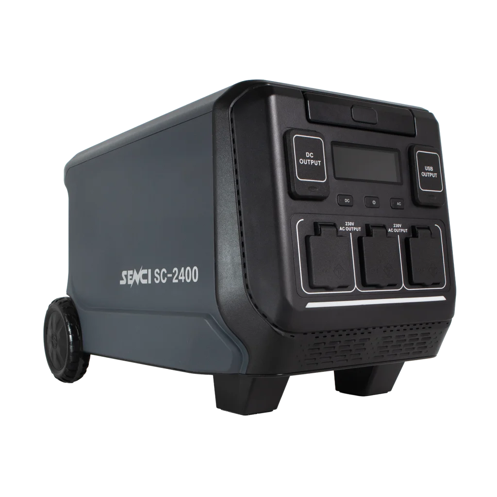 SENCI Lithium LPS 2150Wh Power Station med 2400W (4800W) sinus inverter