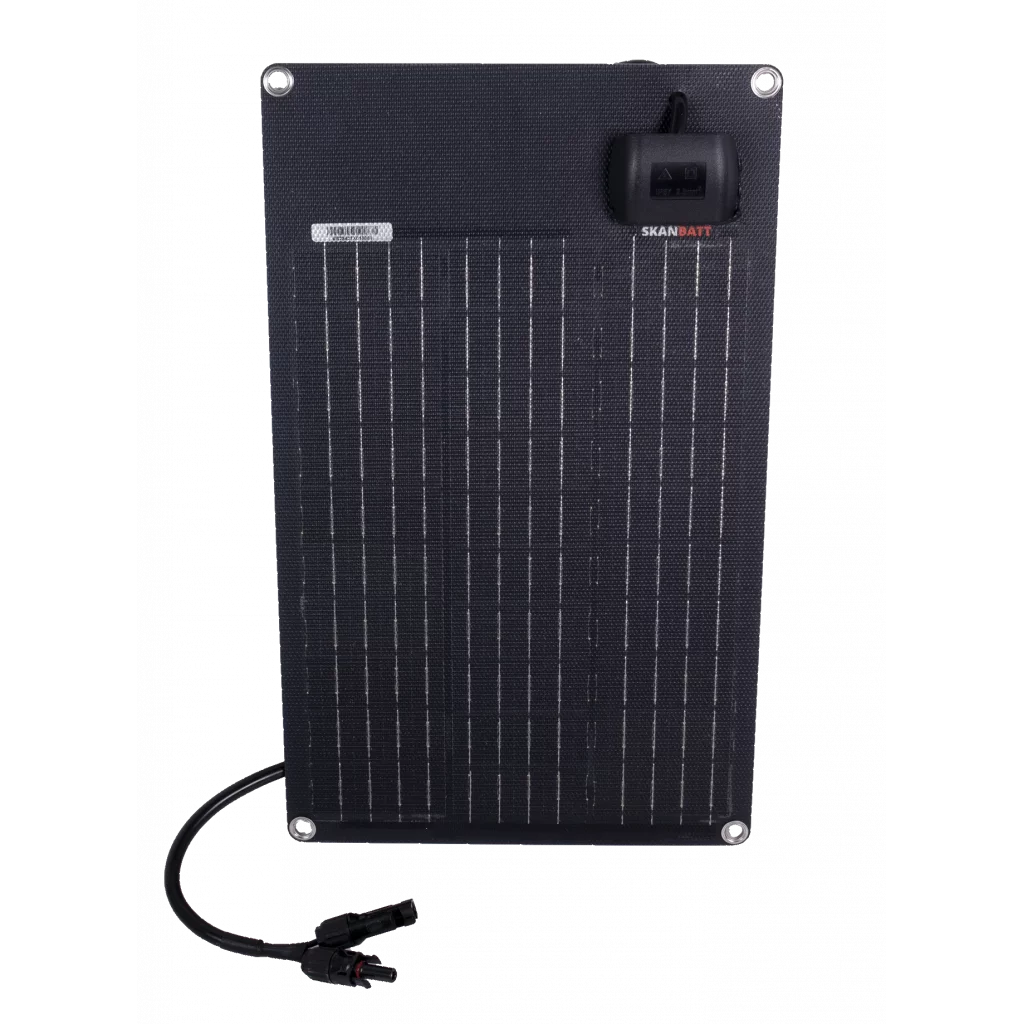 SKANBATT Fleksibelt Solcellepanel 18W - ETFE - 465x285x3mm