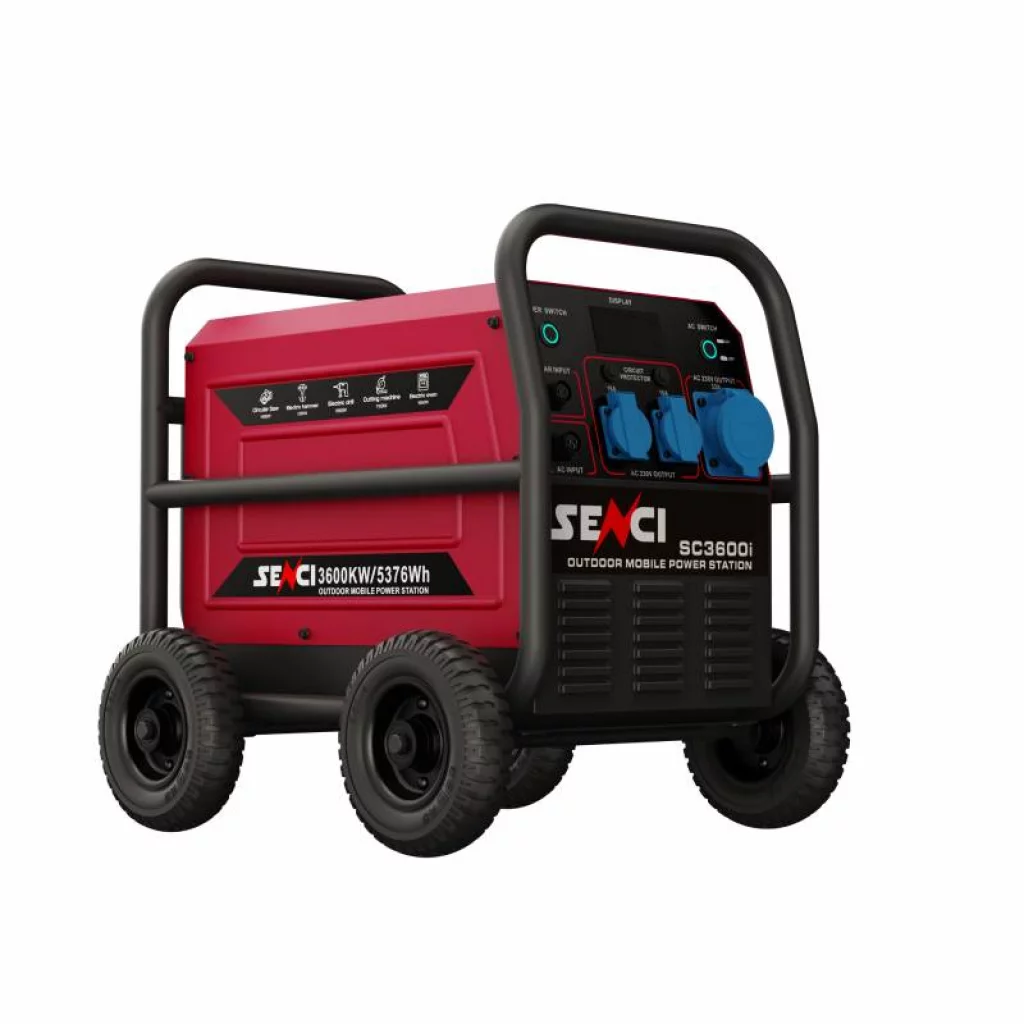 SENCI Lithium LPS 3840Wh Power Station med 3600W (7200W) sinus inverter - HD Utebruk