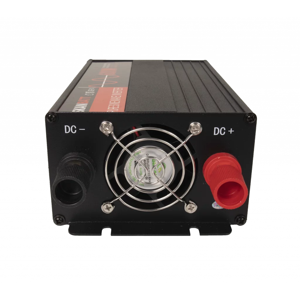 SKANBATT Inverter 12V 600W (1200W) Slim Ren Sinus Rev.2