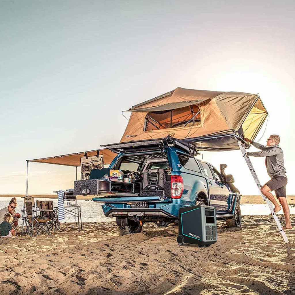 SENCI Lithium LPS 5376Wh Power Station med 5500W (11000W) sinus inverter