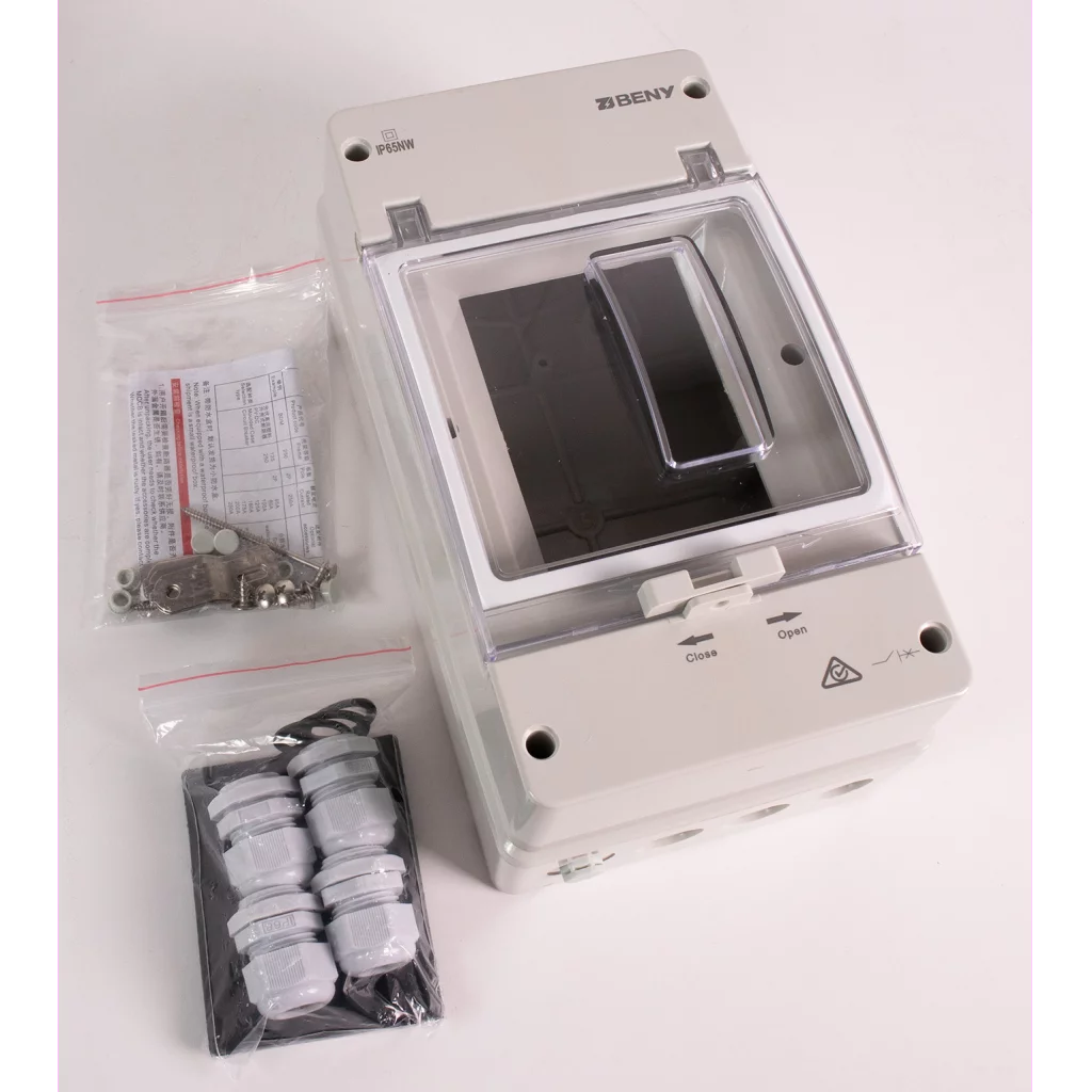 Innkapsling for BDM-250 DC effektbryter, IP65