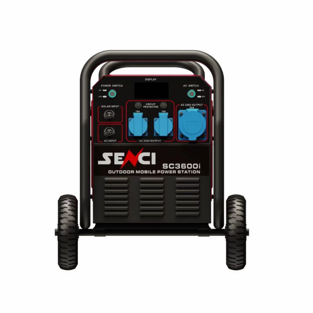 SENCI Lithium LPS 3840Wh Power Station med 3600W (7200W) sinus inverter - HD Utebruk