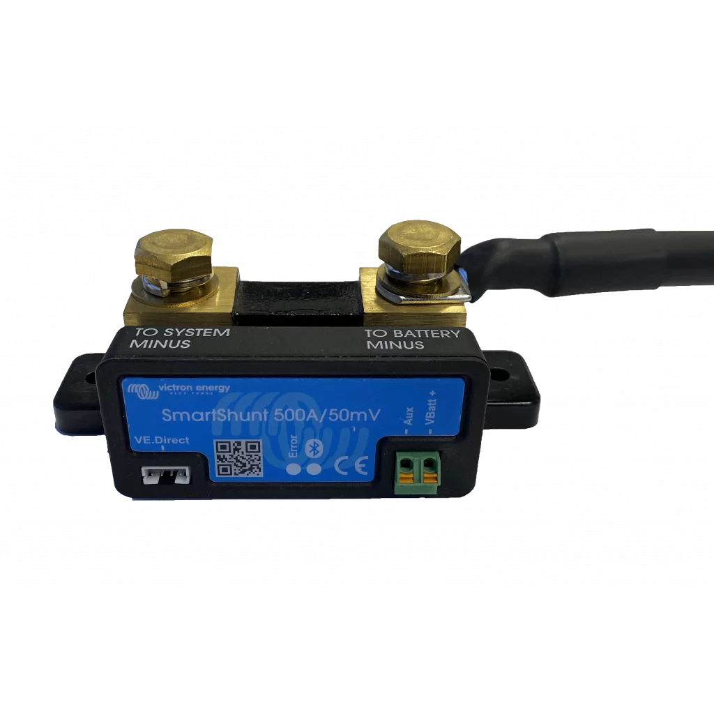 Batterikabel til VICTRON SHUNT M8+M10 SORT 50mm2 40cm