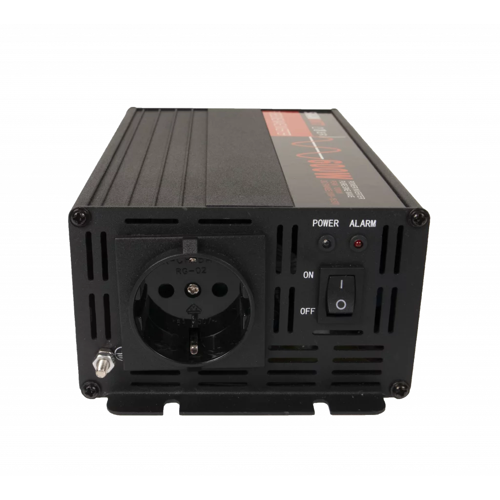 SKANBATT Inverter 12V 600W (1200W) Slim Ren Sinus Rev.2