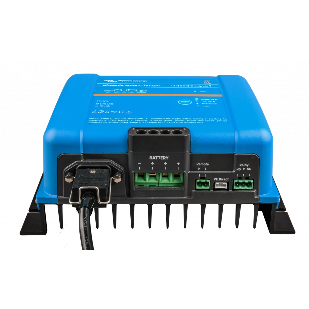 VICTRON Phoenix Smart IP43 Batterilader 24V 16A 3-kanaler