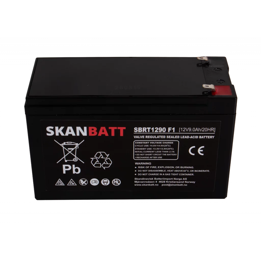 RITAR AGM Batteri 12V 9AH (151x65x94mm) F1