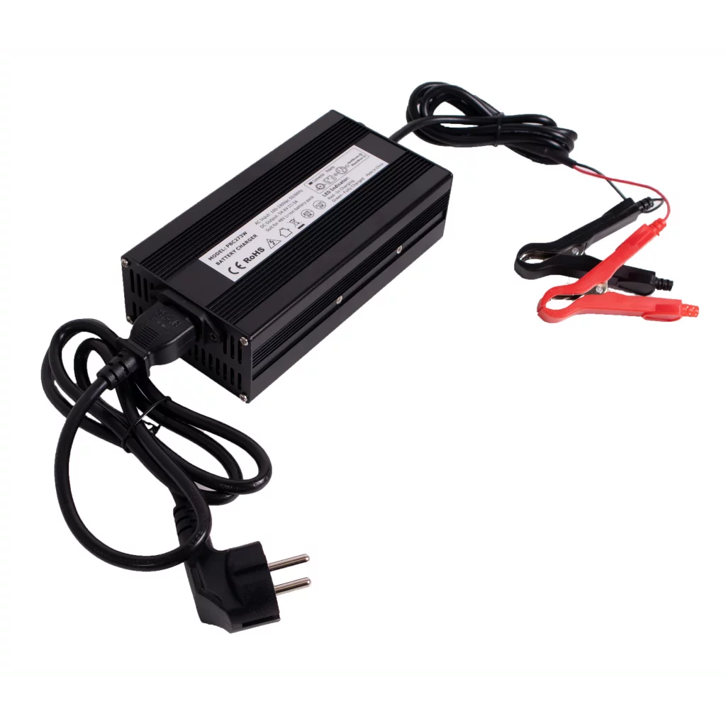 Batterilader / Strømforsyning 54,6V 5A for LiFePO4