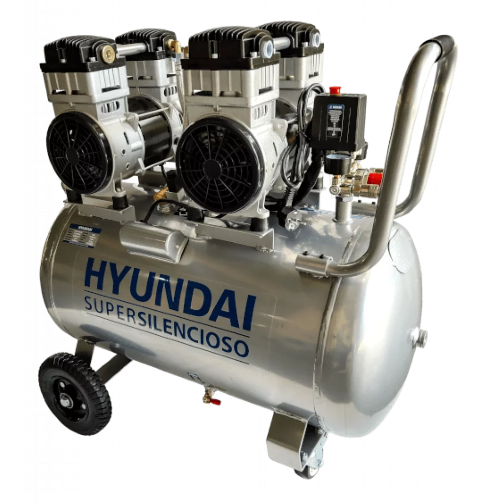 HYUNDAI HYAC100-3S Stillegående kompressor 100l / 2200W