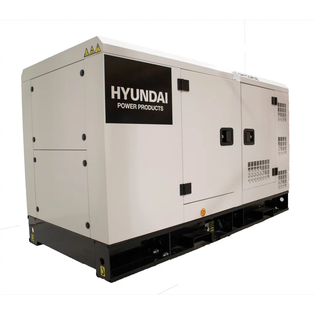 HYUNDAI DHY22KSE Diesel strømaggregat 230V 3-FAS 22kVA - 1500RPM - Vannkjølt