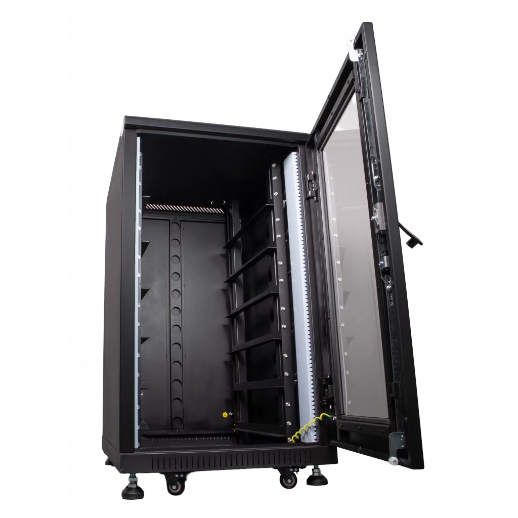 SKANBATT Kabinett/batteriskap for lithium rackmoduler 3U