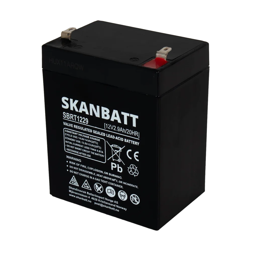 RITAR AGM Batteri 12V 2,9AH (79x56x106mm) F1