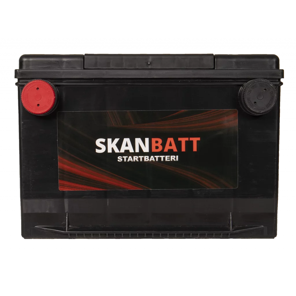 SKANBATT Startbatteri 12V 80AH 800CCA (260x179x180/180mm) +venstre