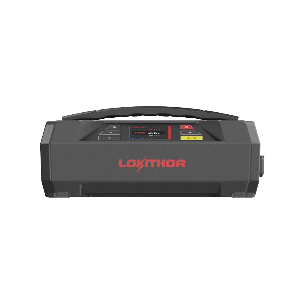 LOKITHOR Lithium Startbooster 6/12V 4250A, 6A lader og 12V batteritester