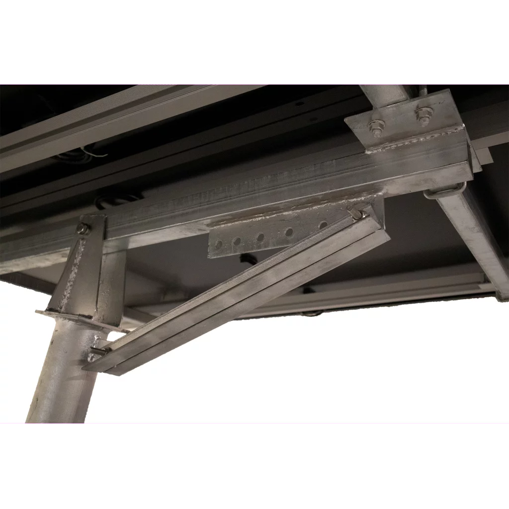 Bakkestativ til solcelle 2x410W SKANBATT/CSUN