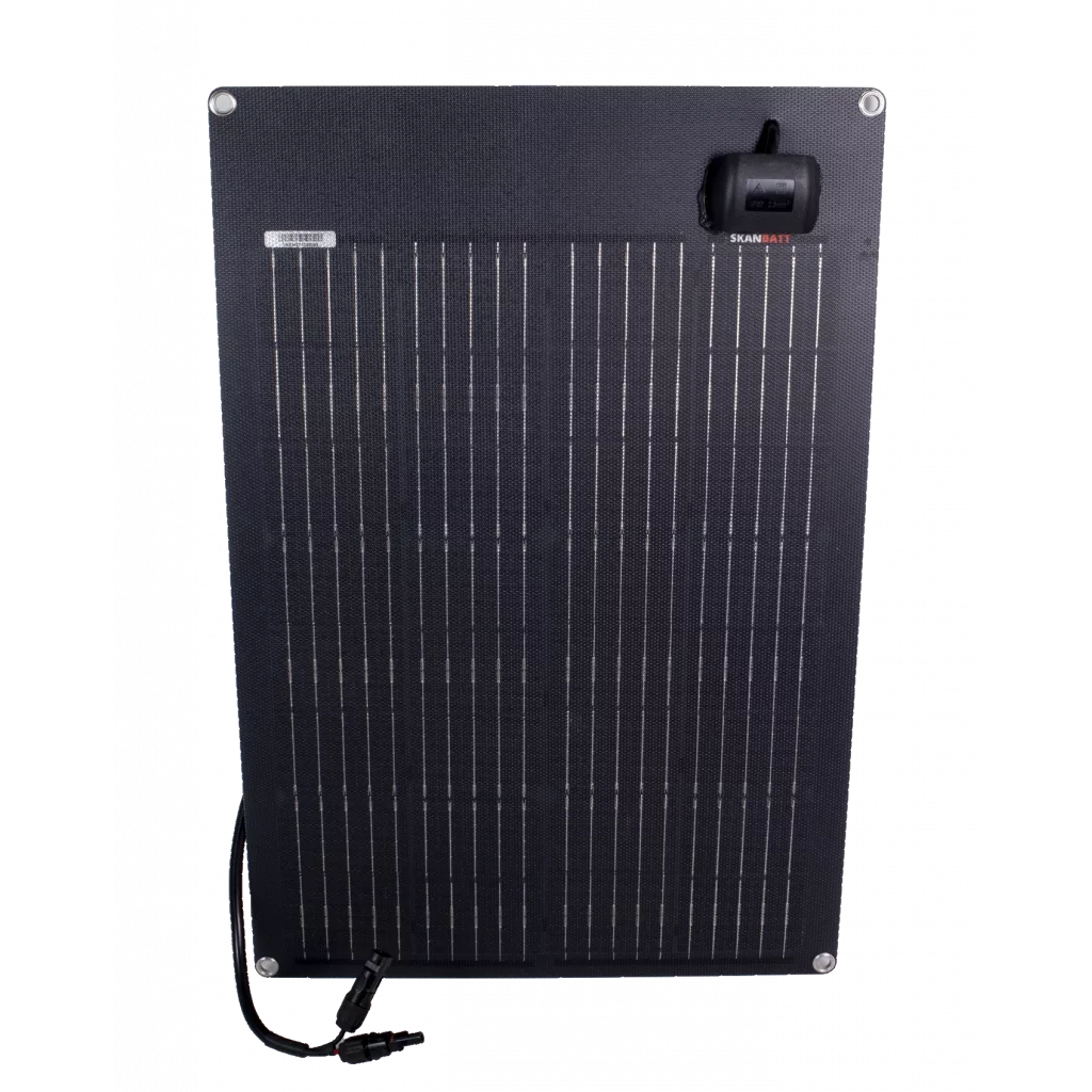 SKANBATT Fleksibelt Solcellepanel 40W - ETFE - 620x425x3mm