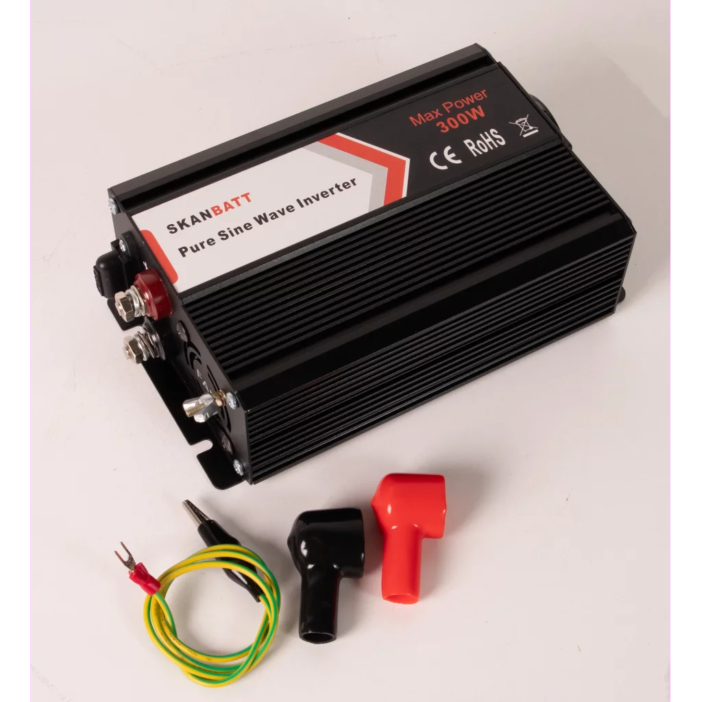SKANBATT Inverter 24V 300W (600W) Ren Sinus