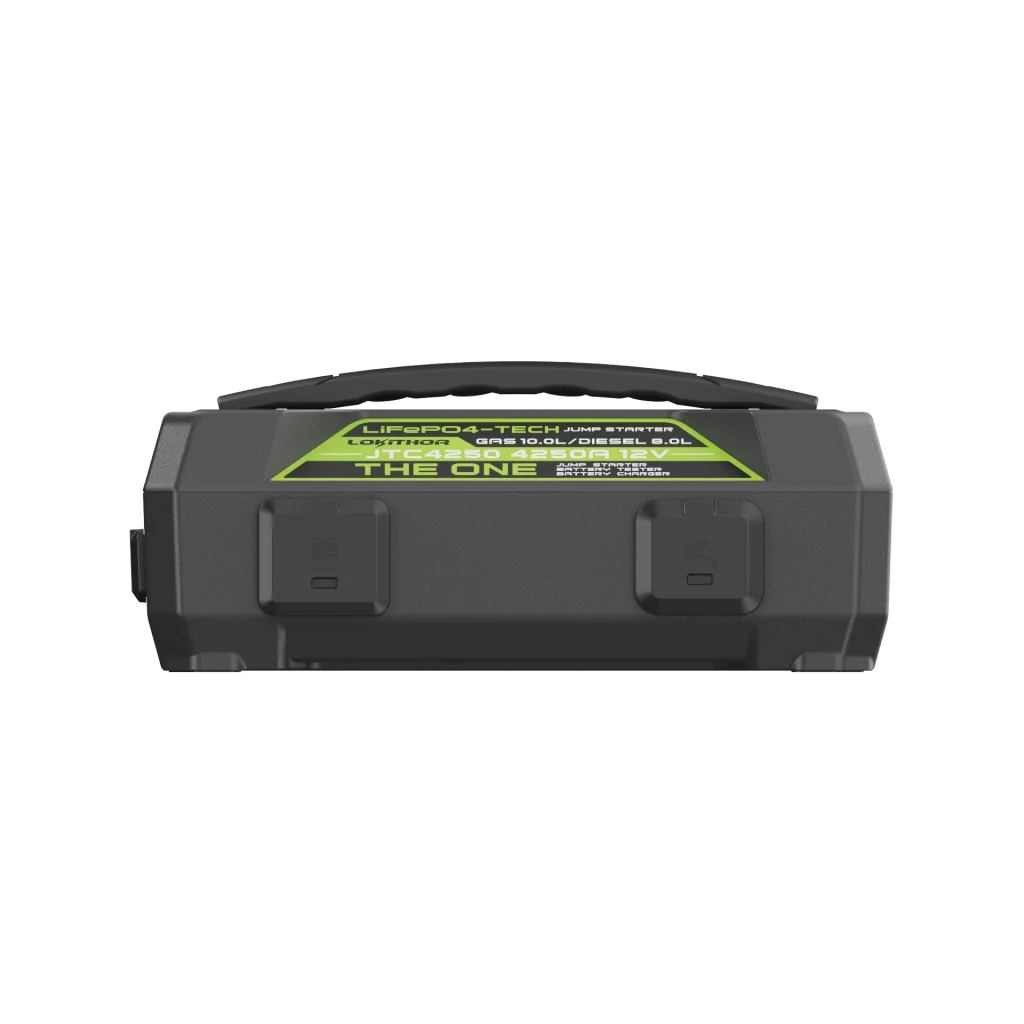 LOKITHOR Lithium Startbooster 6/12V 4250A, 6A lader og 12V batteritester