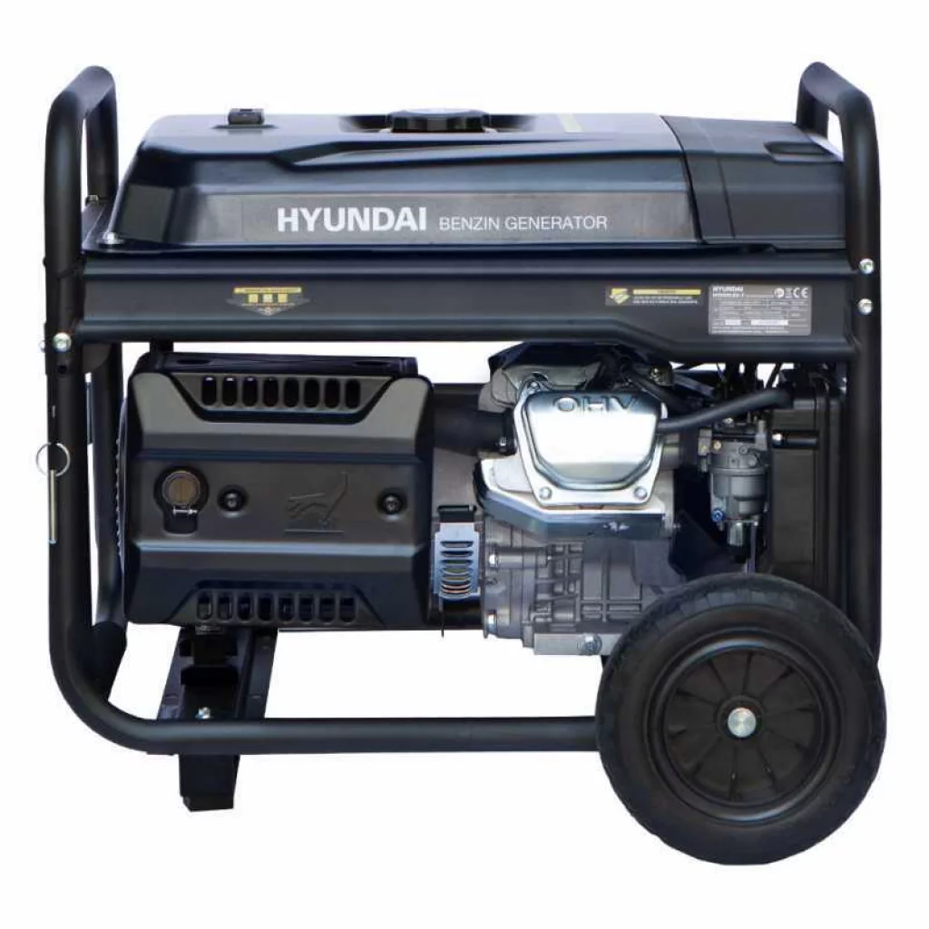 HYUNDAI HY10100LEK-T Proff Strømaggregat 8000W - 400V & 230V 1-FAS - elektrisk start - bensin
