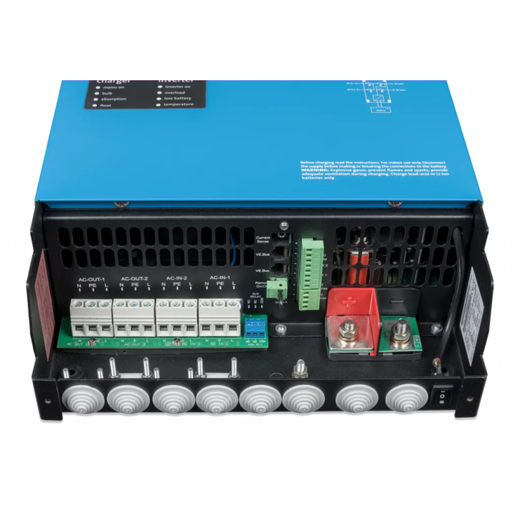 VICTRON Quattro-II 48/5000/70-50/50 Kombinert Batterilader og Inverter