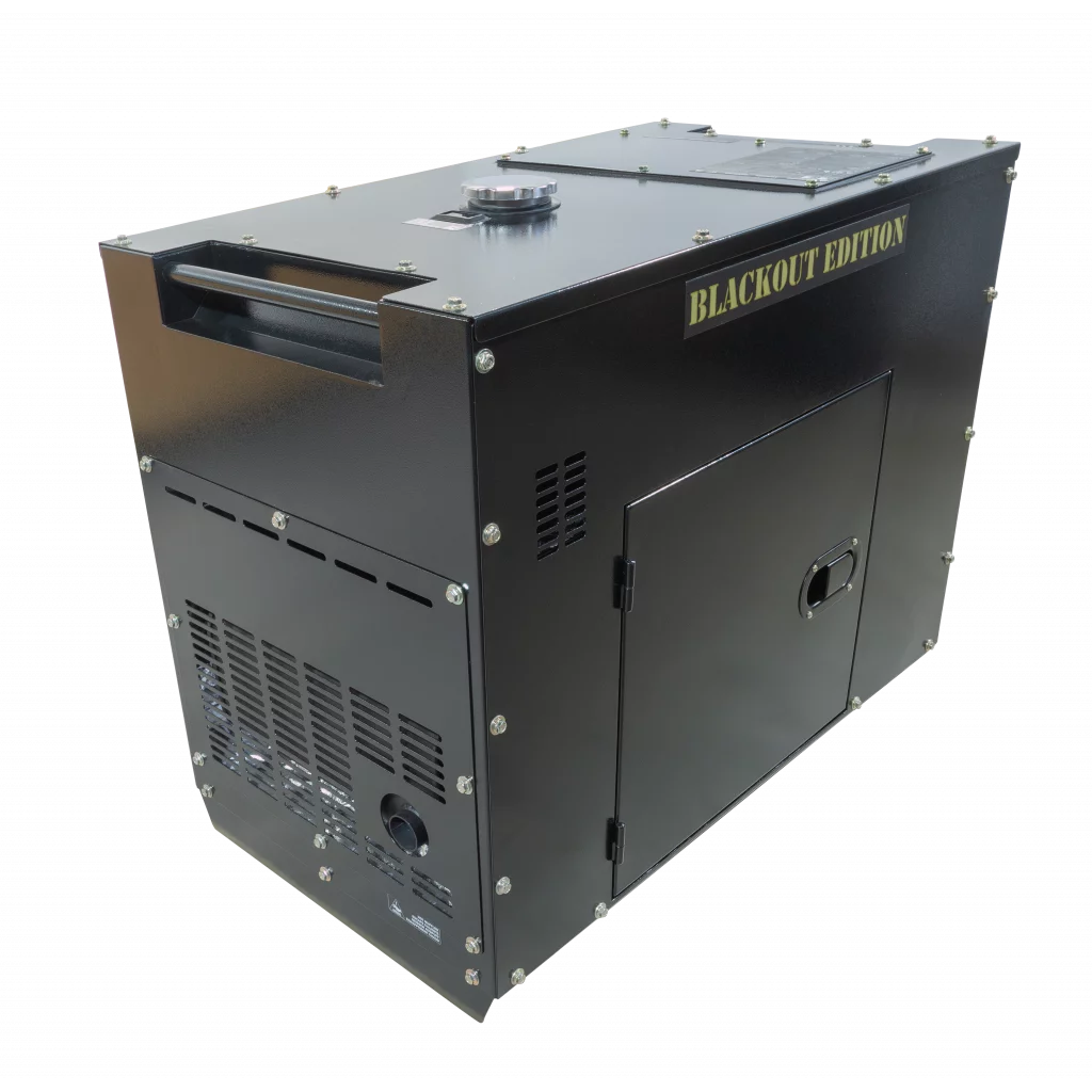 KOMPAK KD8000SE Strømaggregat 6300W - Diesel - Forvarming- ATS - 27 Liter