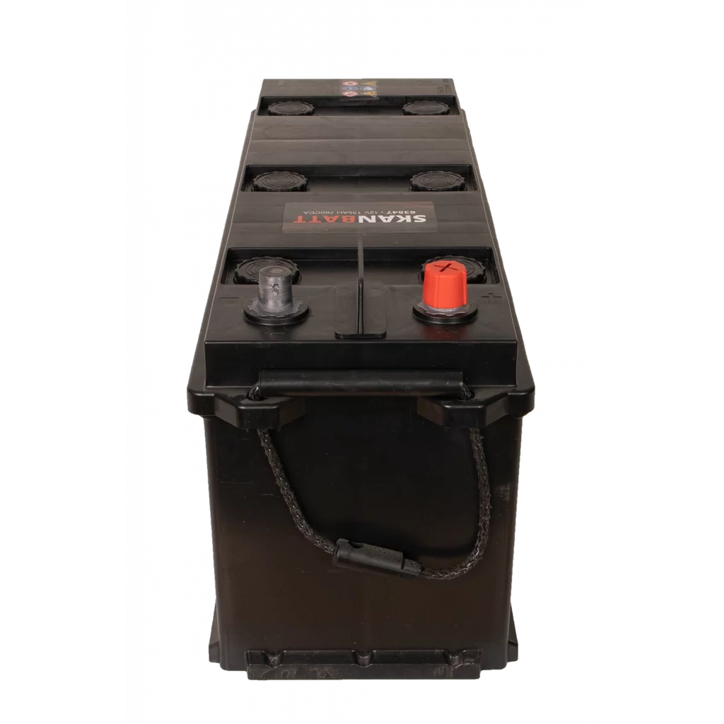 SKANBATT Startbatteri 12V 135AH 760CCA (514x175x210/226mm) +høyre
