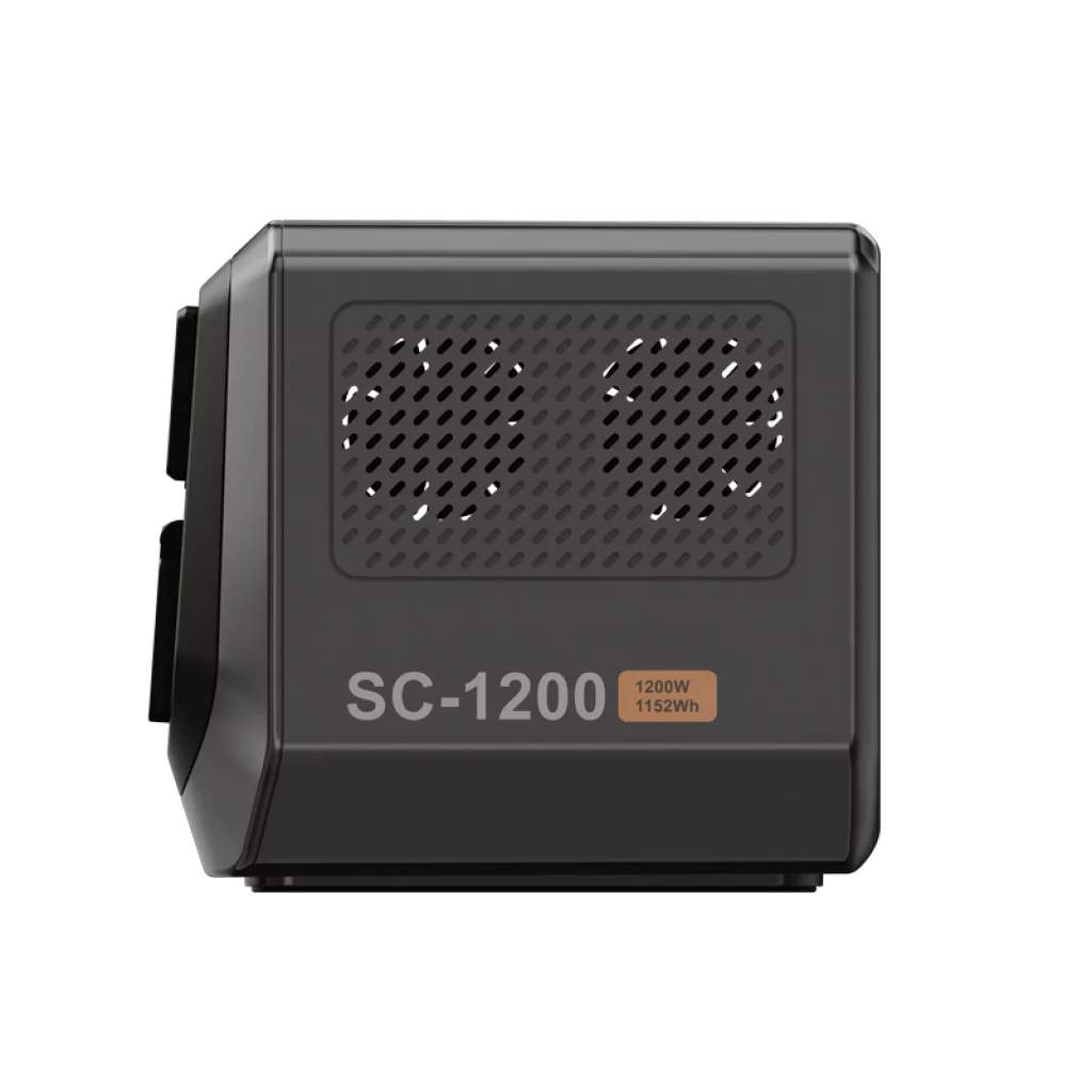 SENCI Lithium LPS 1152Wh Power Station med 1200W (2400W) sinus inverter