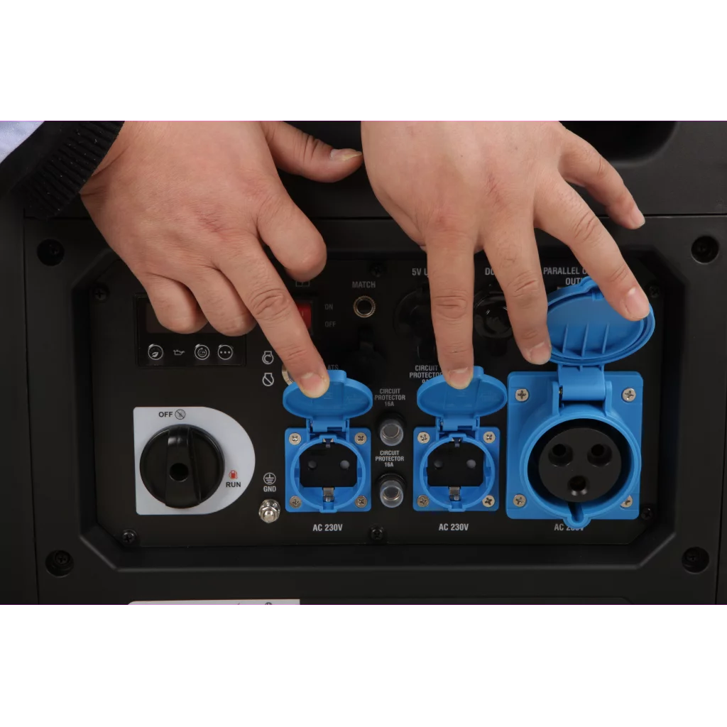 SENCI SC5500i Inverter Aggregat - Bensin - Max 6000W - ATS - Elektrisk start