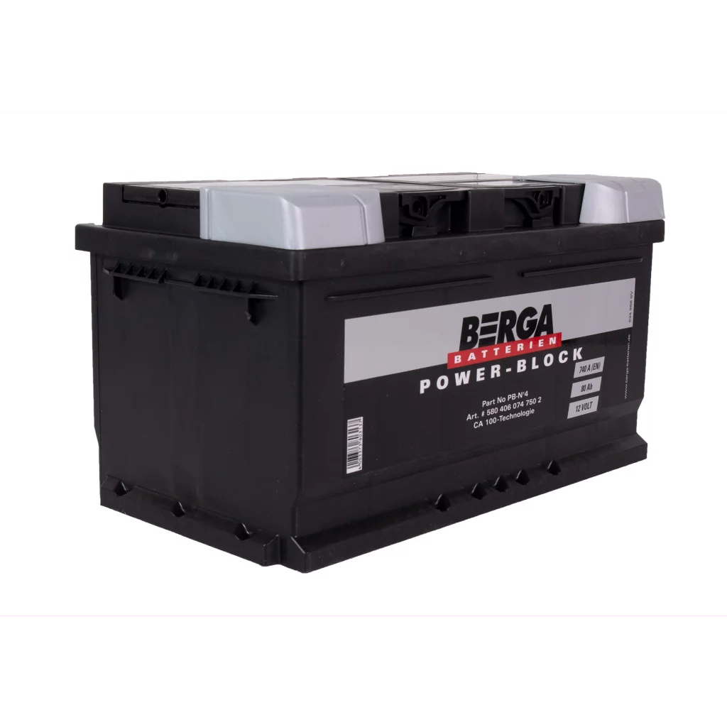 BERGA Power Block 12V 80AH 740CCA (315/175/175mm)