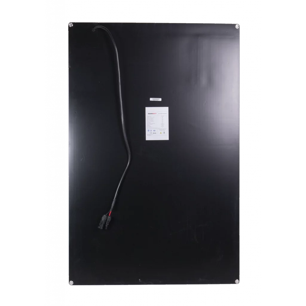 SKANBATT Fleksibelt Solcellepanel 130W - ETFE - 1040x680x3mm