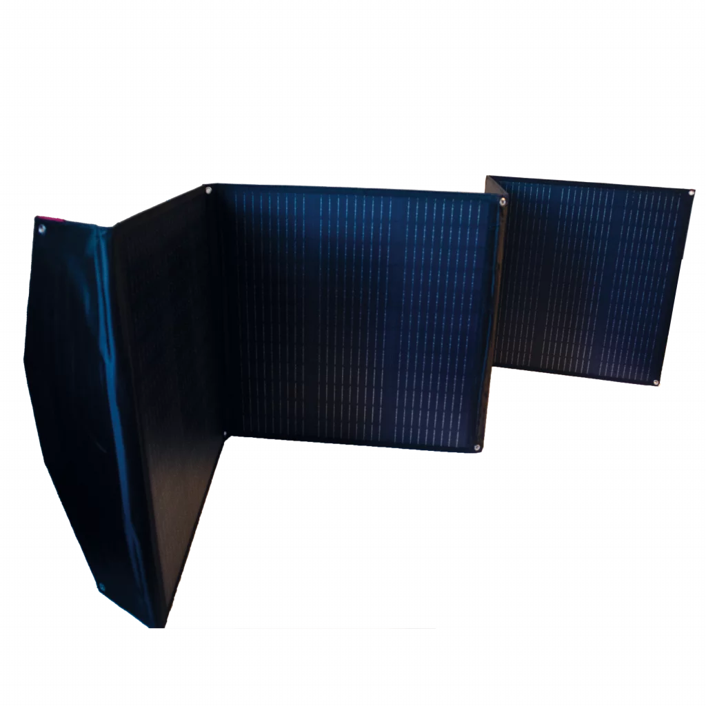 SKANBATT Sammenleggbart Solcellepanel 220W m/regulator (SMB-220W)