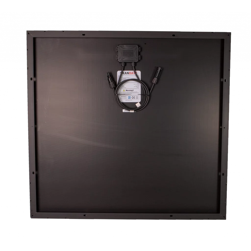 SKANBATT Solcellepanel Mono 100W Sort - 720x765x30mm