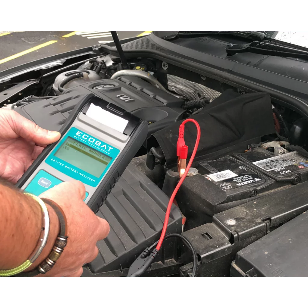 ECOBAT Elektronisk Batteritester EBT-780 m/printer