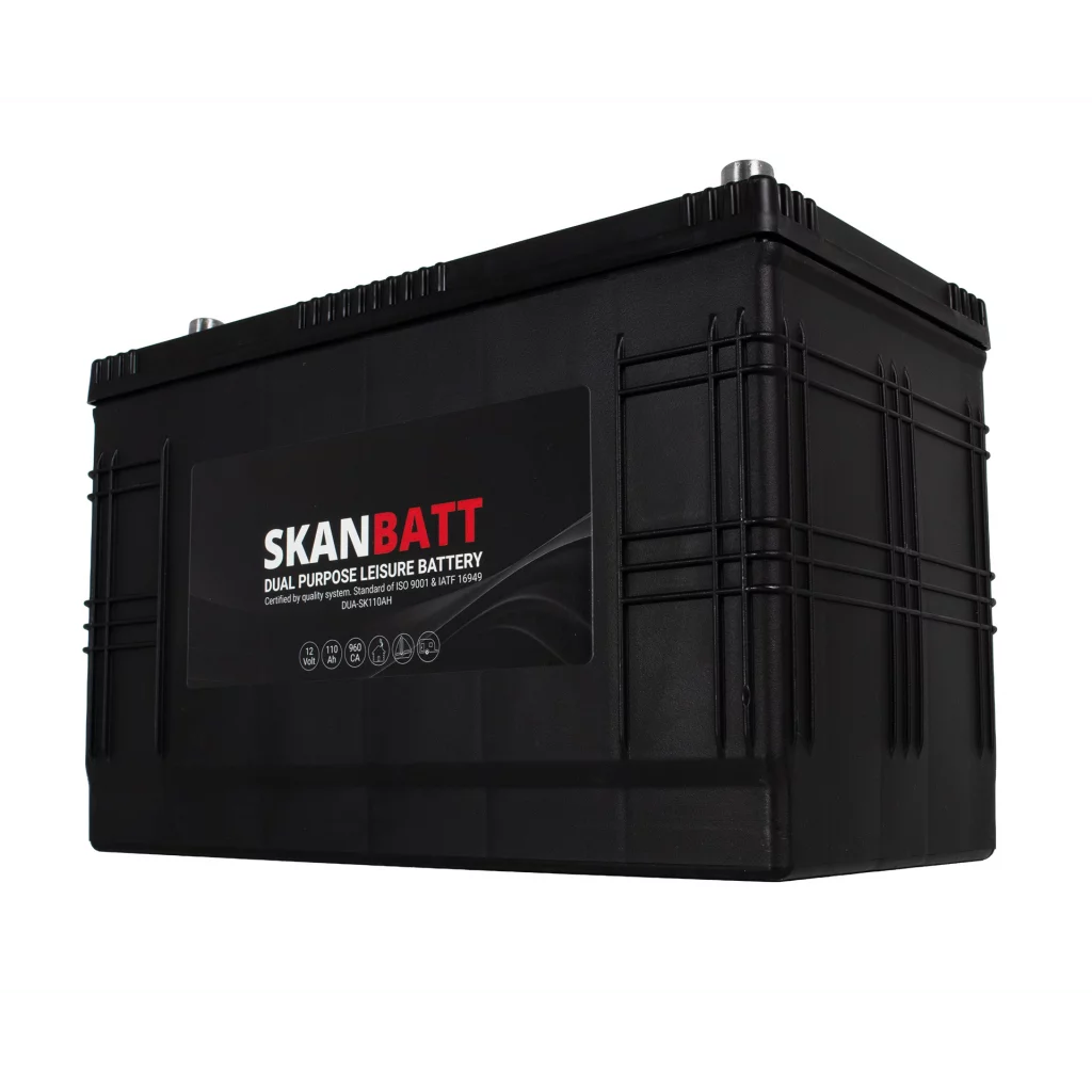SKANBATT Dual Purpose 12V 110AH 960CA (346x173x227mm) +R