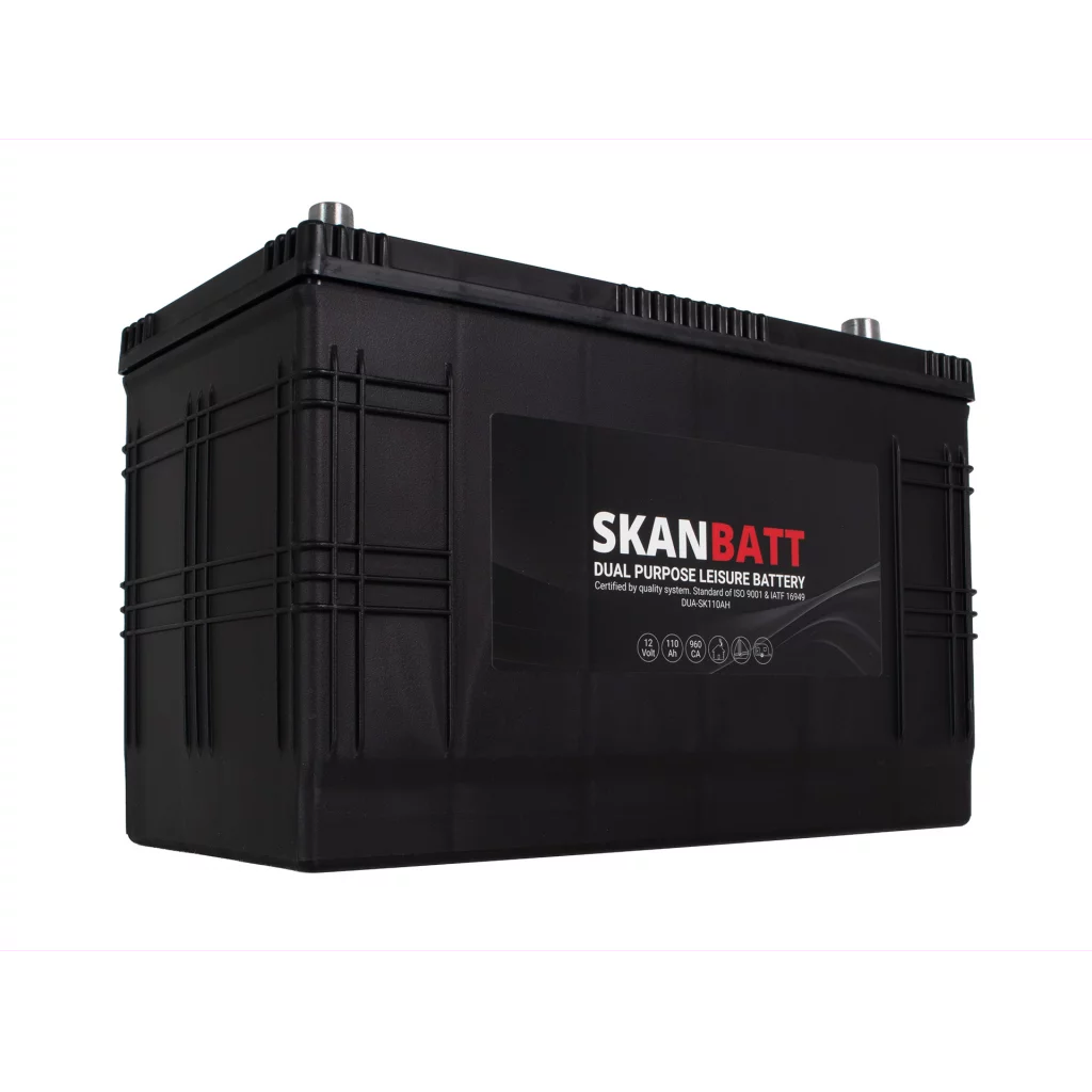 SKANBATT Dual Purpose 12V 110AH 960CA (346x173x227mm) +R
