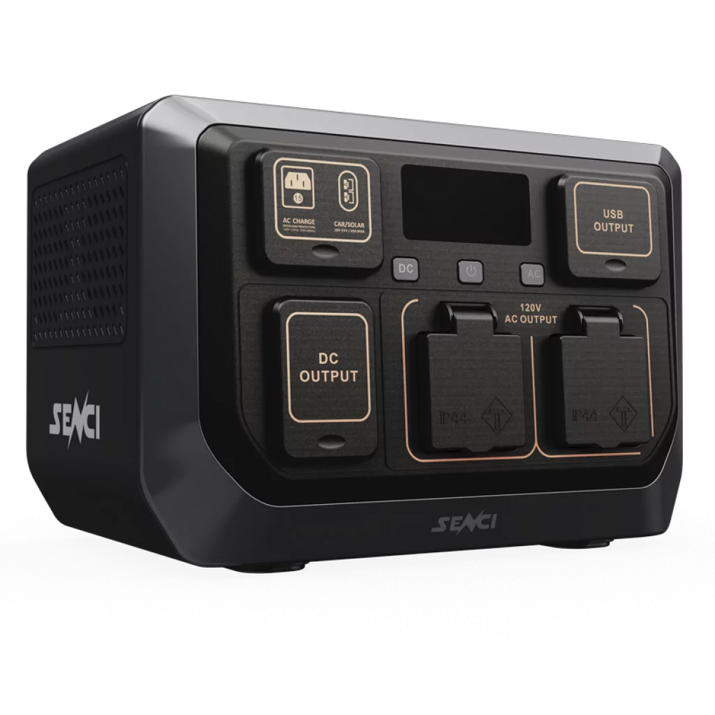 SENCI Lithium LPS 512Wh Power Station med 600W (1200W) sinus inverter