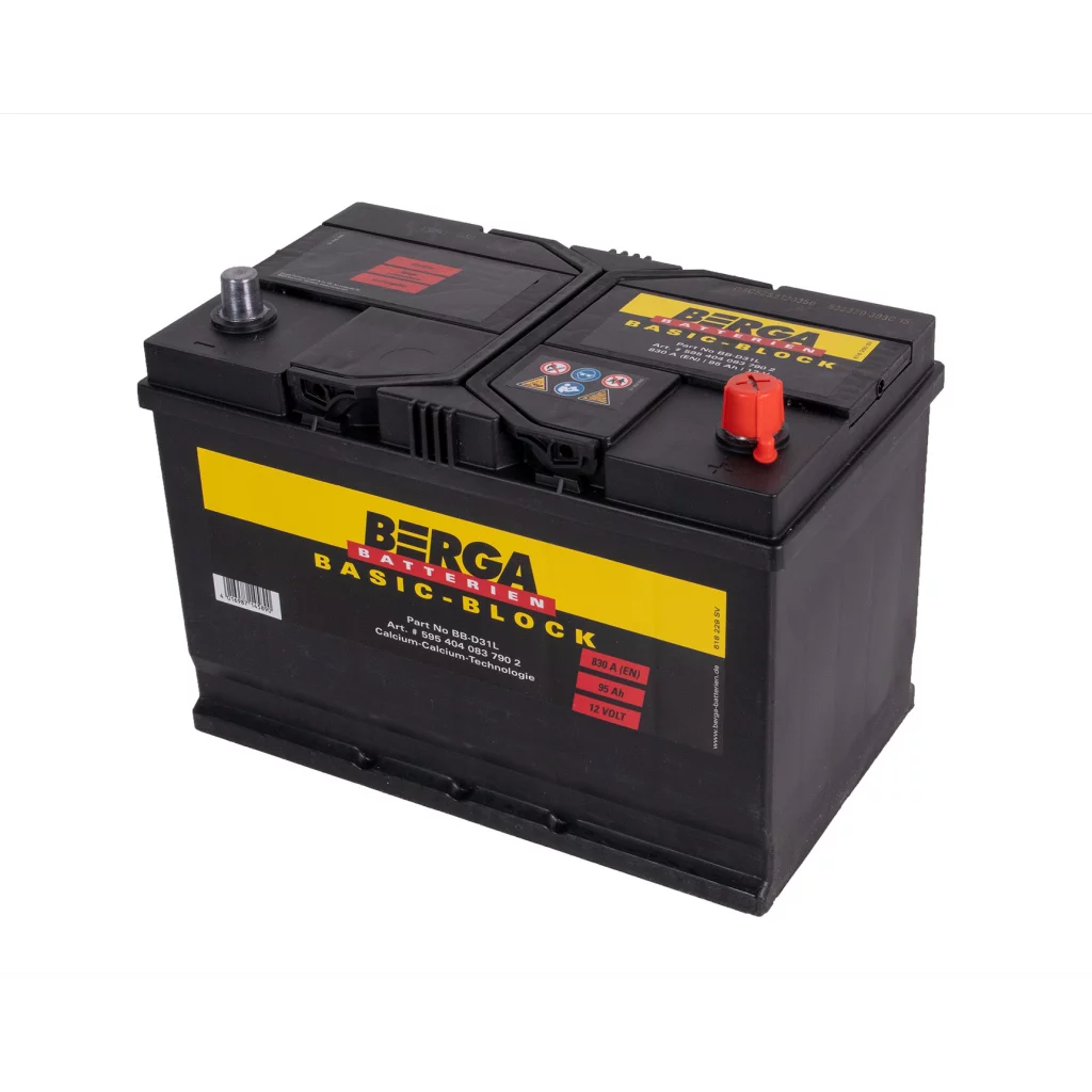 BERGA Basic Block 12V 95AH 830CCA (306/173/225mm)