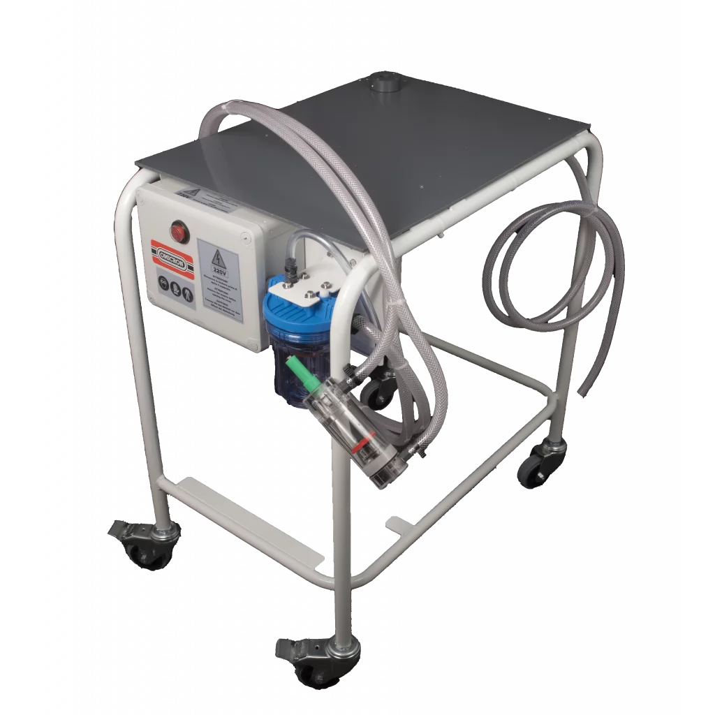 Automatisk fyllesystem for batterisyre 230V