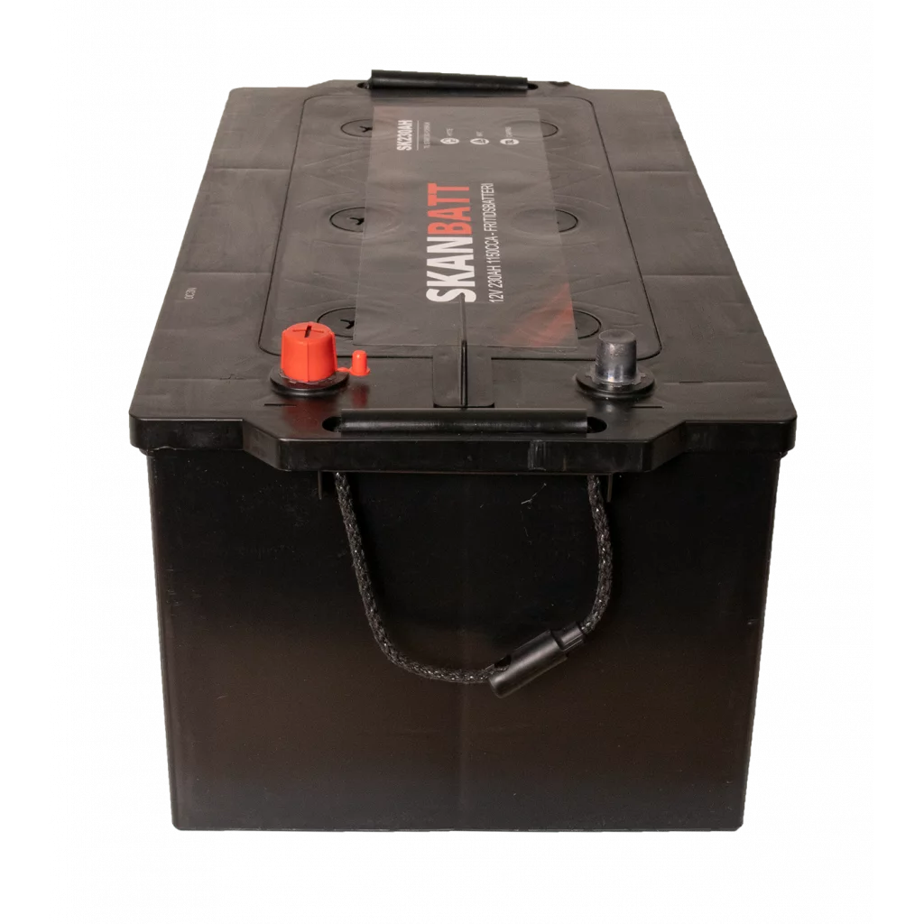 SKANBATT Fritidsbatteri 12V 230AH 1150CCA (518x276x210/242mm) +venstre