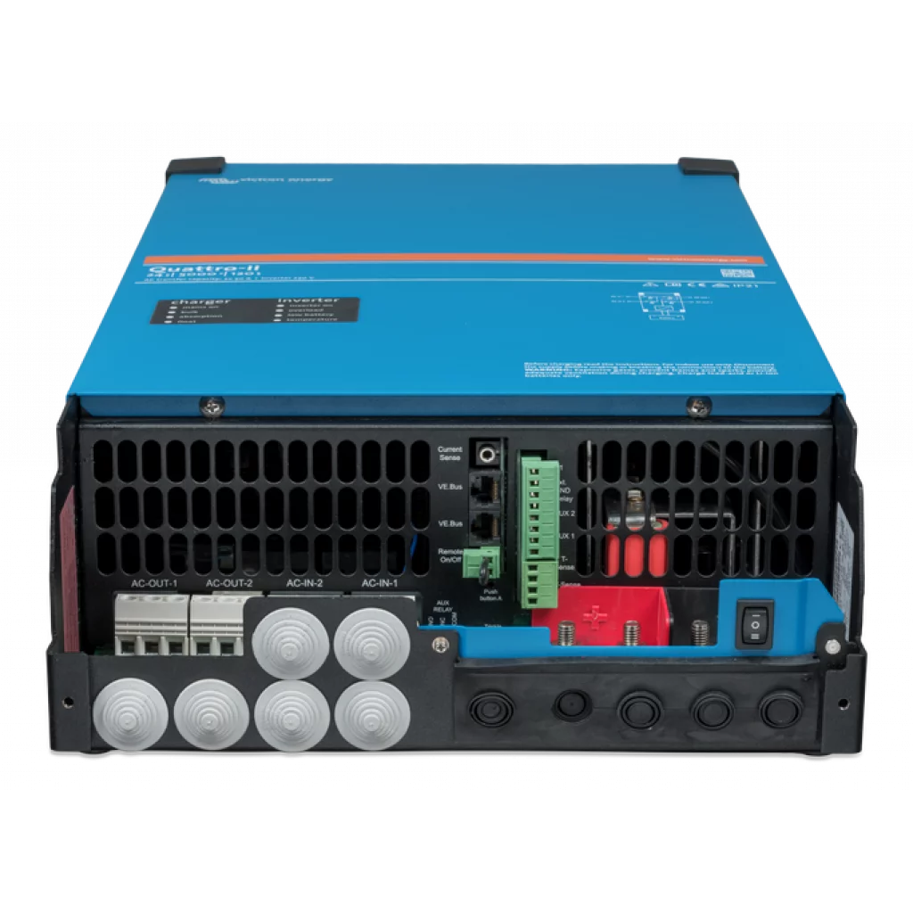 VICTRON Quattro-II 24/5000/120-50/50 Kombinert Batterilader og Inverter