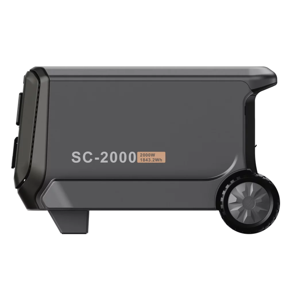 SENCI Lithium LPS 1843Wh Power Station med 2000W (4000W) sinus inverter