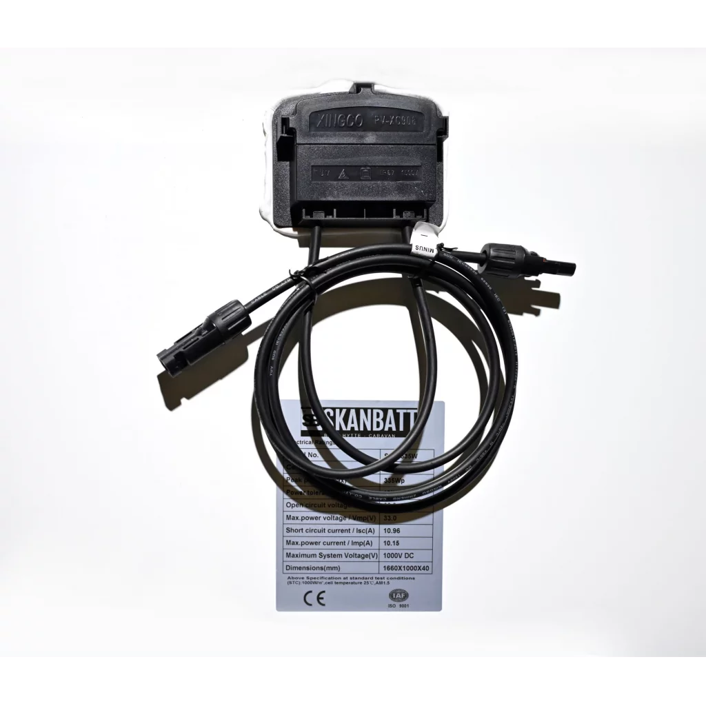 SKANBATT Solcellepanel Mono 335W - 1690x1000x40mm - Klasse A