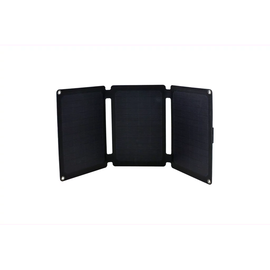 SKANBATT 'Alt i ett' Bærbart Solcellepanel 21W (3x7W)