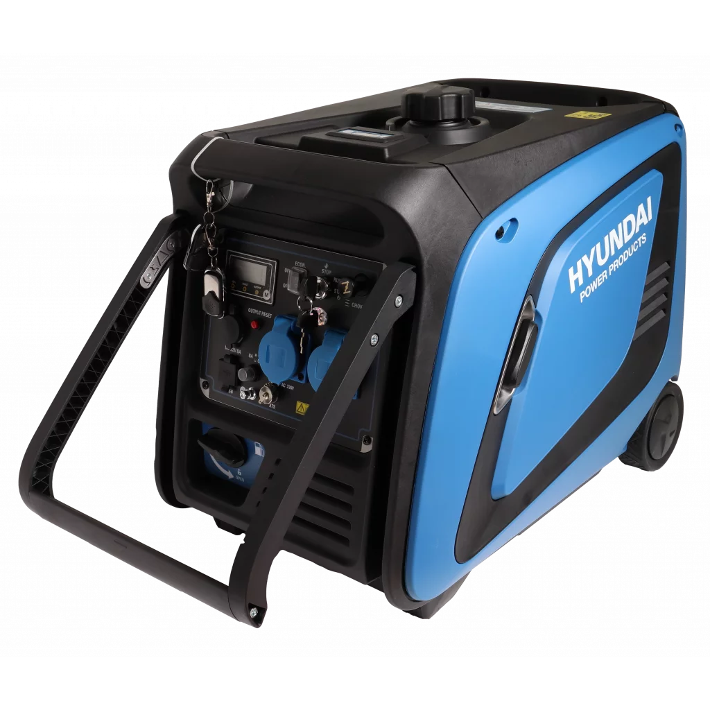 HYUNDAI HY3900SEi Inverter Aggregat 3900W - Elektrisk start og Fjernkontroll - ATS